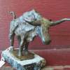 Bull - Clay Sculptures - By Lubin C, Other Sculpture Artist