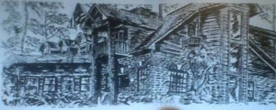 Surealworld Black And White Il - Hospitality House - Pen And Ink