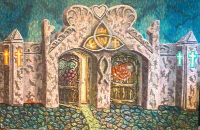 Surealworld Color Illustration - Heart And Soul - Acrylics