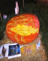 Surealworld Color Illustration - Nautilus 20000 Leagues Under The Sea - Pumpkin Sculpting