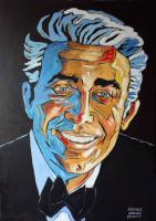 Jerry Vale - Acrylic Paintings - By Michael Gavan Duffy, Contemporary Painting Artist