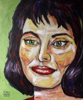 Sophia Loren - Acrylic Paintings - By Michael Gavan Duffy, Contemporary Painting Artist