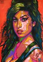 Portrait - Amy Winehouse - Acrylic