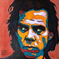 Portrait - Nick Cave - Acrylic