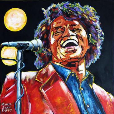 Portrait - James Brown - Acrylic