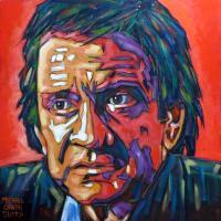 Portrait - Johnny Cash - Acrylic