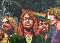 Pink Floyd - Acrylic Paintings - By Michael Gavan Duffy, Contemporary Painting Artist