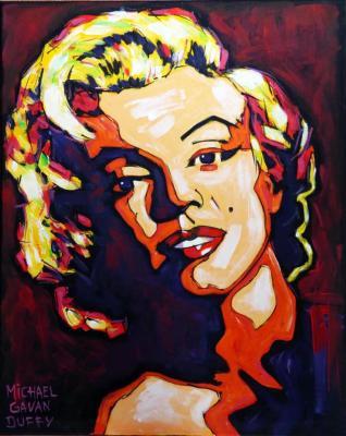 Portrait - Marilyn Monroe - Acrylic