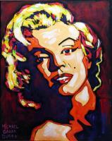 Marilyn Monroe - Acrylic Paintings - By Michael Gavan Duffy, Contemporary Painting Artist