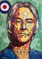 Paul Weller - Acrylic Paintings - By Michael Gavan Duffy, Contemporary Painting Artist