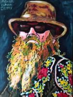 Portrait - Dusty Hill - Acrylic