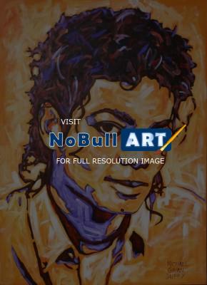 Portrait - Michael Jackson - Acrylic