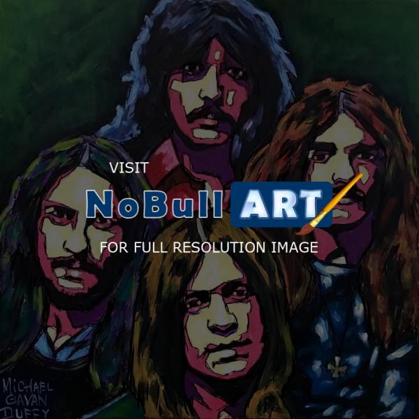 Portrait - Black Sabbath - Acrylic