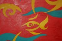 Colorful Sea - Acrylic Paintings - By Mirna Hernandez, Abstract Painting Artist