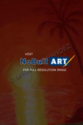 Acrylic - Carribean Sunset - Acrylic
