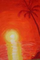 Acrylic - Carribean Sunset - Acrylic