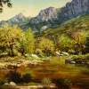 Sabino Canyon - Oil Paintings - By Walter Fenton, Realism Painting Artist