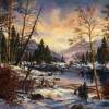 Winter Wonderland - Oil Paintings - By Walter Fenton, Realism Painting Artist