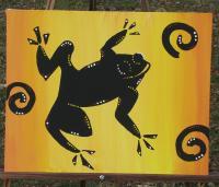 Acrylic Paintings - Frog - Acrylic