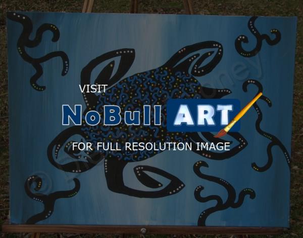 Acrylic Paintings - Sea Turtle - Acrylic