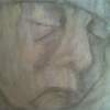 Infant - Charcoal N Yellow Choke Drawings - By Lenin Khundrakpam, Semi Abstract Drawing Artist