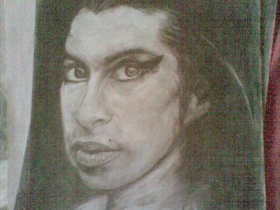 Face - Amywinehouse - Pencil