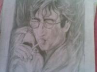 Face - John Lennon - Pencil