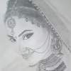 Portrait - Sketc On Paper Drawings - By Radha Sharma, Sketching Drawing Artist