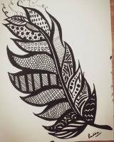 Sharpie Art - Sketc On Paper Drawings - By Radha Sharma, Sketching Drawing Artist