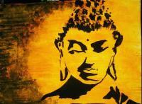 Painting - Gautam Buddha - Painting On Paper