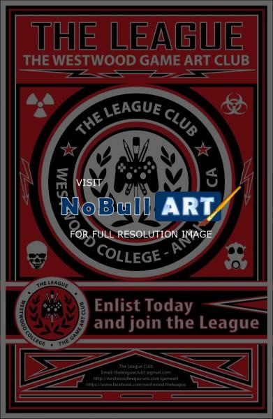 League Posters - League Enlistment Poster - Digital
