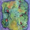 Poucs - Oil And Acrylic Paintings - By Sylv Sylvain, Neoprimitif Painting Artist