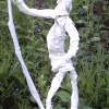 Pelerin - Cement Sculptures - By Sylv Sylvain, Figurative Sculpture Artist