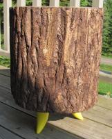 Mellow Yellow - Wood And Aluminum Sculptures - By Nicole Belanger, Functional Art Sculpture Artist