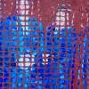 Four Men In Blue - Acrylic On Canvass Paintings - By Paolo Avanzi, Figurative Painting Artist