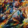 Bb King - Oil Paintings - By Leonid Afremov, Palette Knife Painting Artist