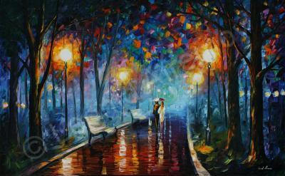 Cityscapes - Misty Mood - Oil