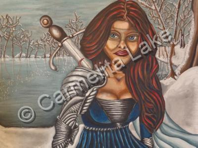 Fantasy Women - The Swords Woman - Acrylic