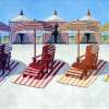 Cabana Beach - Watercolor Paintings - By Cory Clifford, Realism Painting Artist