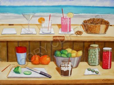 Florida Lifestyle - Final Preparations - Watercolor