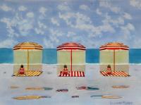 Its Always Sunny In Florida - Watercolor Paintings - By Cory Clifford, Surrealism Painting Artist