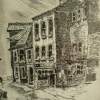 Old Town - Ink Drawings - By Tom Rechsteiner, Realism Drawing Artist