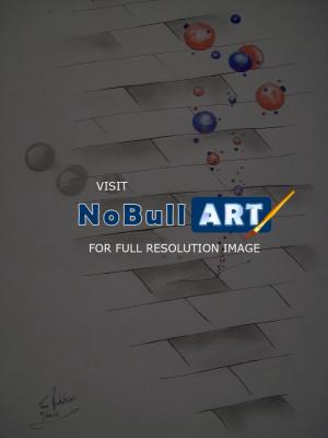 3D Art - Bubbles - Ink Only