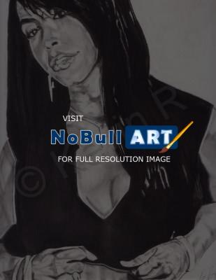 Portraits - Aaliyah Forever - Charcoal