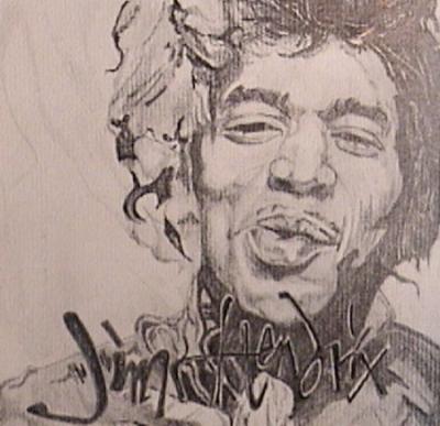 Portraits - Mr Hendrix - Pencil