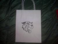 Leadership Printed Gift Bags - Ink Printmaking - By Kev R, Simple Printmaking Artist