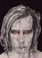 Manson - Pencil Drawings - By Kev R, Realism Drawing Artist