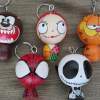 Wood Work Hand Painted Key Chains - Wood Woodwork - By Kev R, Simple Woodwork Artist