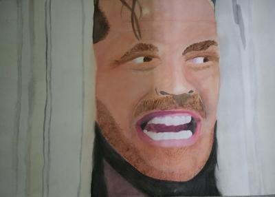 Movies - Heres Johnny - Watercolor Paints