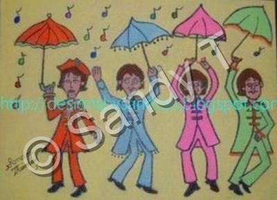 Beatles - Under My Umbrella - Acrylic